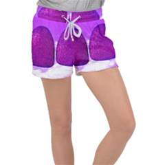 Two Hearts Velour Lounge Shorts