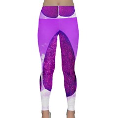 Two Hearts Lightweight Velour Classic Yoga Leggings