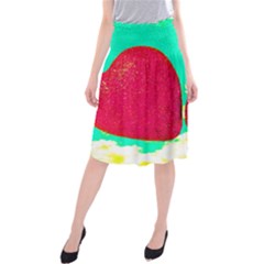 Two Hearts Midi Beach Skirt by essentialimage