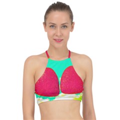 Two Hearts Racer Front Bikini Top by essentialimage