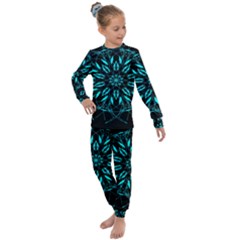 Digital Handdraw Floral Kids  Long Sleeve Set 