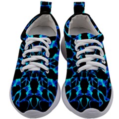 Digital Handdraw Floral Kids Athletic Shoes by Sparkle