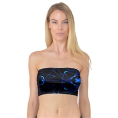 Digital Handdraw Floral Bandeau Top by Sparkle