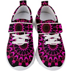 Digital Handdraw Floral Kids  Velcro Strap Shoes by Sparkle