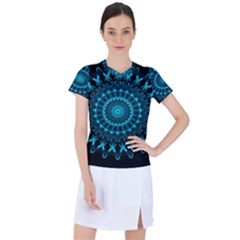 Digital Handdraw Floral Women s Sports Top by Sparkle