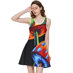 Mushroom Painting  Inside Out Racerback Dress