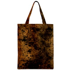 Orange Grunge Print Zipper Classic Tote Bag by dflcprintsclothing