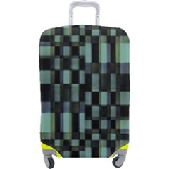 Dark Geometric Pattern Design Luggage Cover (large) by dflcprintsclothing