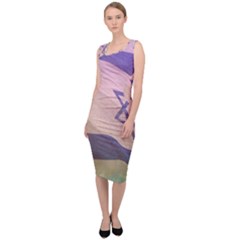 Israel Sleeveless Pencil Dress by AwesomeFlags