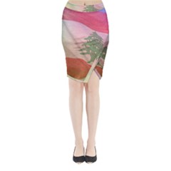 Lebanon Midi Wrap Pencil Skirt by AwesomeFlags
