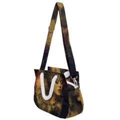 Surreal Steampunk Queen From Fonebook Rope Handles Shoulder Strap Bag by 2853937