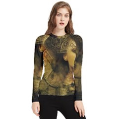 Surreal Steampunk Queen From Fonebook Women s Long Sleeve Rash Guard by 2853937