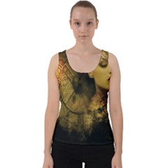 Surreal Steampunk Queen From Fonebook Velvet Tank Top