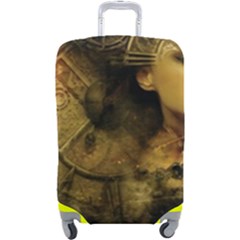 Surreal Steampunk Queen From Fonebook Luggage Cover (large) by 2853937