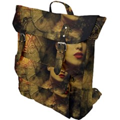 Surreal Steampunk Queen From Fonebook Buckle Up Backpack