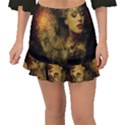 Surreal Steampunk Queen From Fonebook Fishtail Mini Chiffon Skirt View1