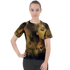 Surreal Steampunk Queen From Fonebook Women s Sport Raglan Tee