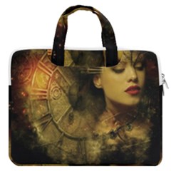 Surreal Steampunk Queen From Fonebook Macbook Pro Double Pocket Laptop Bag by 2853937