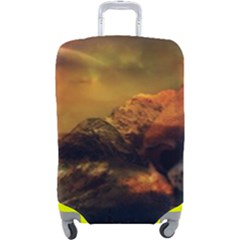 Tiger King In A Fantastic Landscape From Fonebook Luggage Cover (large) by 2853937