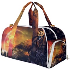 Tiger King In A Fantastic Landscape From Fonebook Burner Gym Duffel Bag by 2853937