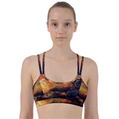 Tiger King In A Fantastic Landscape From Fonebook Line Them Up Sports Bra
