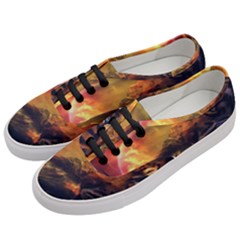 Tiger King In A Fantastic Landscape From Fonebook Women s Classic Low Top Sneakers by 2853937