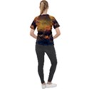 Tiger King In A Fantastic Landscape From Fonebook Women s Sport Raglan Tee View2