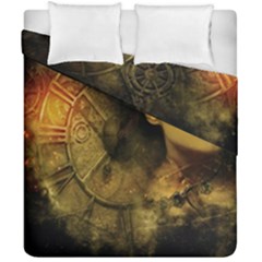 Surreal Steampunk Queen From Fonebook Duvet Cover Double Side (california King Size)