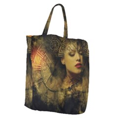 Surreal Steampunk Queen From Fonebook Giant Grocery Tote by 2853937