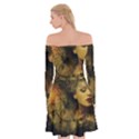Surreal Steampunk Queen From Fonebook Off Shoulder Skater Dress View2
