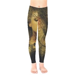 Surreal Steampunk Queen From Fonebook Kids  Leggings by 2853937