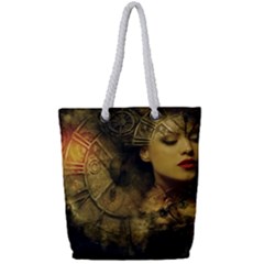 Surreal Steampunk Queen From Fonebook Full Print Rope Handle Tote (small) by 2853937