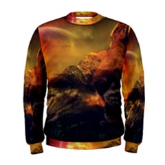 Tiger King In A Fantastic Landscape From Fonebook Men s Sweatshirt by 2853937