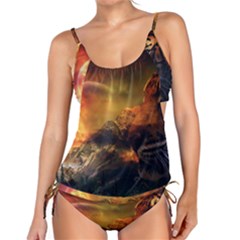 Tiger King In A Fantastic Landscape From Fonebook Tankini Set by 2853937