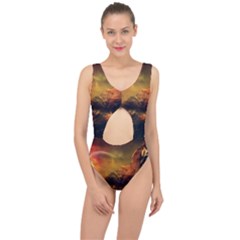 Tiger King In A Fantastic Landscape From Fonebook Center Cut Out Swimsuit by 2853937