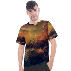 Tiger King In A Fantastic Landscape From Fonebook Men s Sport Top by 2853937