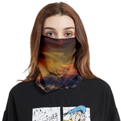 Tiger King In A Fantastic Landscape From Fonebook Face Covering Bandana (two Sides) by 2853937