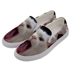 Wow Kitty Cat From Fonebook Men s Canvas Slip Ons by 2853937
