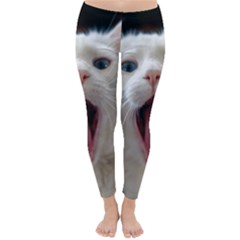 Wow Kitty Cat From Fonebook Classic Winter Leggings by 2853937