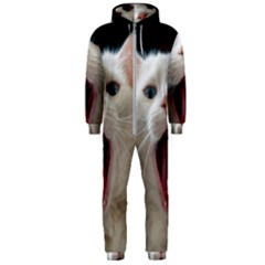 Wow Kitty Cat From Fonebook Hooded Jumpsuit (men)  by 2853937