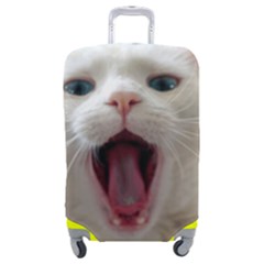 Wow Kitty Cat From Fonebook Luggage Cover (medium) by 2853937