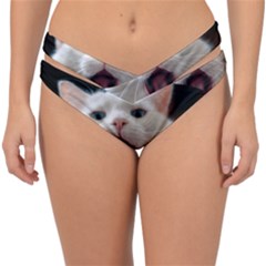 Wow Kitty Cat From Fonebook Double Strap Halter Bikini Bottom by 2853937