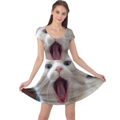 Wow Kitty Cat From Fonebook Cap Sleeve Dress by 2853937