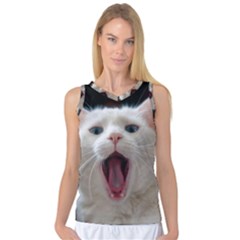 Wow Kitty Cat From Fonebook Women s Basketball Tank Top by 2853937