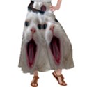 Wow Kitty Cat From Fonebook Satin Palazzo Pants View1