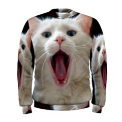 Wow Kitty Cat From Fonebook Men s Sweatshirt by 2853937
