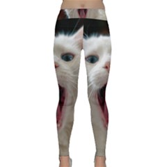 Wow Kitty Cat From Fonebook Classic Yoga Leggings by 2853937