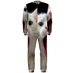 Wow Kitty Cat From Fonebook Onepiece Jumpsuit (men)  by 2853937