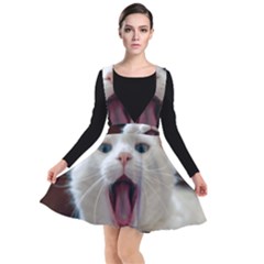 Wow Kitty Cat From Fonebook Plunge Pinafore Dress by 2853937