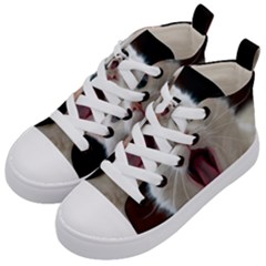 Wow Kitty Cat From Fonebook Kids  Mid-top Canvas Sneakers by 2853937